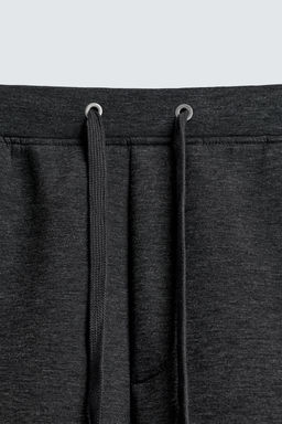 NEOPRENE-EFFECT WIDE-LEG TROUSERS - Zara фото 8