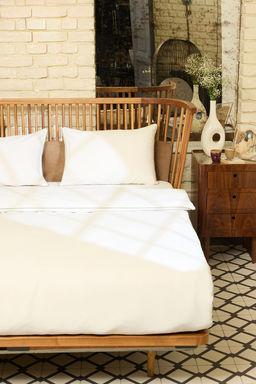 Trendyolmilla Home Cift Kisilik %100 Pamuk Lastiksiz Carsafl? Nevresim Tak?m? 200x220cm TPHSS25CKN00008