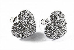 Серьги Сердечки PR1241 серебро