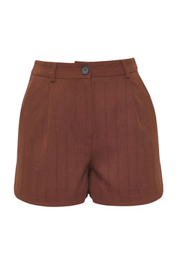 TRENDYOLMILLA Kahverengi Dokuma Tas Bask?l? Sort TWOSS25SR00078