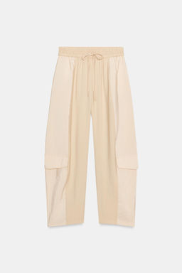 PANTAL?N BARREL COMBINADO / Arena / Vigor? - Zara фото 8