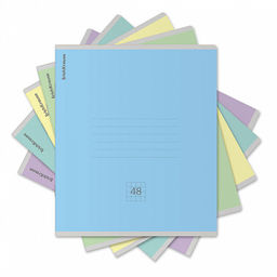 Цена за 5 шт. Тетрадь общая ученическая ErichKrause Классика, 48 листов, клетка_MIX-PACK