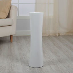 Ваза напольная «Влюбленные», h=58 см, керамика, белая