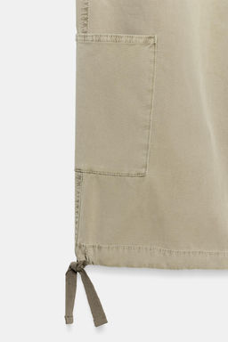 PANTAL?N CARGO LAZADA / Khaki claro - Zara фото 6