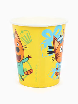 Цена за 2 шт. Стаканы одноразовые «Три Кота. Праздник для котят», набор 6 шт.