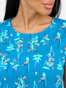 Платье женское, цвет бирюзовый