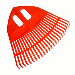 Грабли веерные пластмассовые MAWIPRO 23 зуба б/ч оранжевые MW-4276