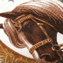 Салфетка хозяйственная 50х60см На коне, вафельное полотно, хлопок 100%, плотность 245г/м2, без упаковки, Символ 2026 года, Домашняя мода (Россия)  фото 3