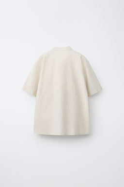 CAMISA RAYAS ALGOD?N LINO / Arena