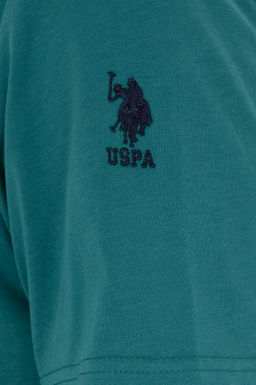 Футболка мужская U.S. Polo Assn хлопок темно-зеленая фото 14