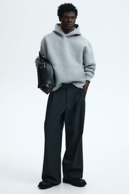 Sudadera efecto neopreno con capucha Loose Fit - H&m фото 4