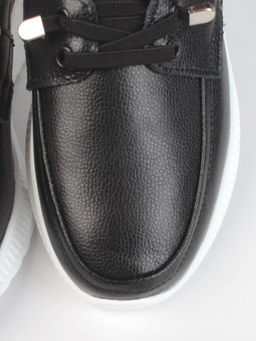 03-ZL-8861-1 BLACK Полуботинки женские (натуральная кожа)