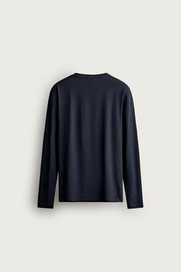 CAMISETA SLIM FIT B?SICA / Marino - Zara фото 3