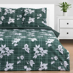 Постельное бельё Этель Дуэт Spring time 143х215 см - 2 шт, 220х240 см, 70х70 см - 2 шт, поплин