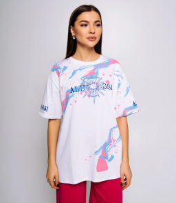 Футболка #КТ543, белый