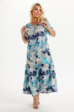 Платье штапель 6147/02/Мультиколор - Rise фото 3