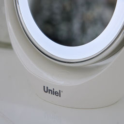 TLD-592 White/LED/13Lm/6000K/3АА Настольный светильник зеркало. На батарейках 3AA(не в/к). Сенсорный выключатель. Белый. ТМ Uniel - Volpe фото 12