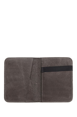 Мужская серая визитница Неожиданная скидка в корзине