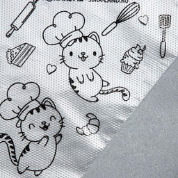 Кондитерские мешки «Котики» 35×20 см, 50 шт.