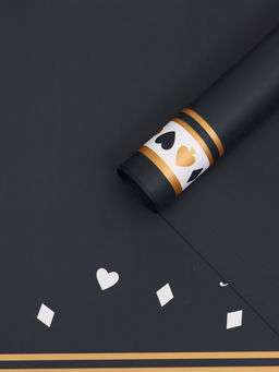 Цена за 20 шт. Пленка для цветов, «Удача», тёмно-синий, 57×57 см