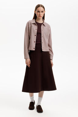 ЕВТ 3307/ретро геометрия жакет жен