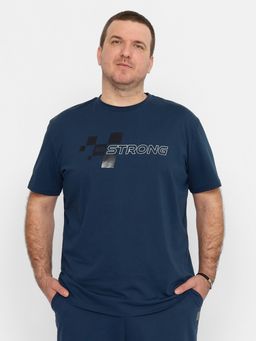 CRB wear/FSLM 60239-41 Футболка мужская,темно-синий/Ex.Cherubino