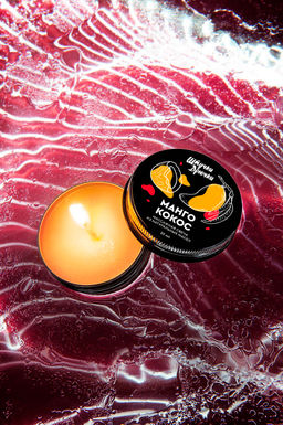 Массажная свеча Штучки-дрючки Манго и кокос, 25 мл  фото 6