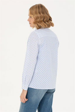 Женская рубашка Saks с длинным рукавом Неожиданная скидка в корзине - U.s. polo assn фото 5