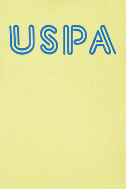 Детская неоново-желтая футболка с круглым вырезом Неожиданная скидка в корзине - U.s. polo assn фото 4