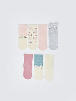 Desenli K?z Bebek Soket ?orap 7li - Waikiki фото 2