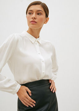 Conso/PR 210904 - ivory Блузка