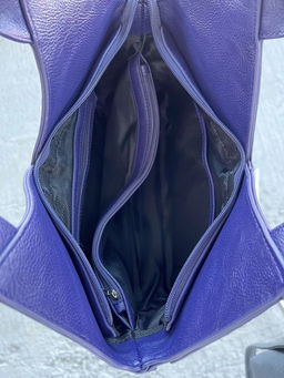 Женская сумка из эко кожи 0025 Синий - Sergio valentini фото 7