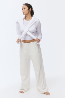 Pantal?n de algod?n con cord?n de ajuste - H&m фото 8