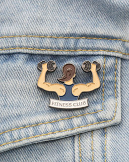 Металлический значок Fitness