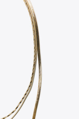 PACK OF WATERPROOF METAL CHAIN NECKLACES - Zara фото 2