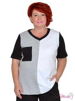 Туника Модель №1666 размеры 44-84 - Plusmoda фото 2