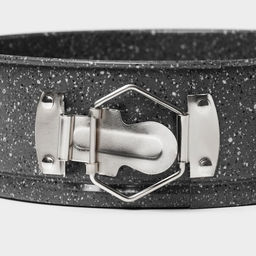 Форма для выпечки Доляна «Мрамор», 17×7 см, съёмное дно, антипригарное покрытие, серая