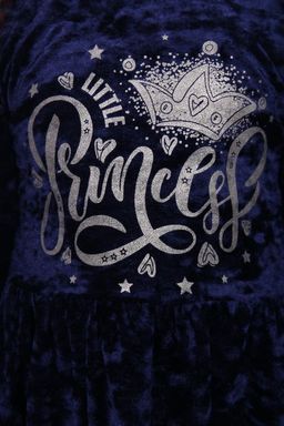 ПЛ092 Платье Принцесса (синий) - Милаша фото 3