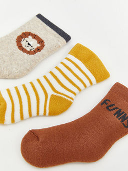 ?izgili Erkek Bebek Soket ?orap 3l? - Waikiki фото 2