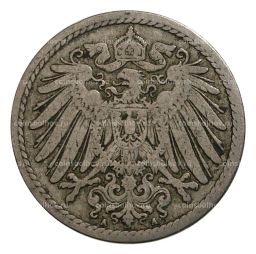 5 пфеннигов 1891 года А Германия