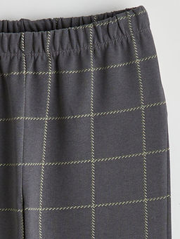 Beli Lastikli Ekose Erkek ?ocuk Pijama Alt