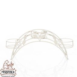 Подставка для цветов на подоконник14-903 на 3 цветка - Фабрика интерьерной ковки фото 4