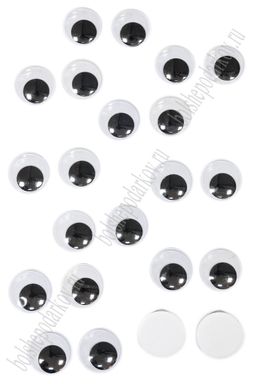 Фурнитура Глазки самоклеящиеся 24 мм (50 шт) SF-7349