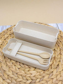 Ланчбокс "Convenient", white, 2 яруса (750 мл)