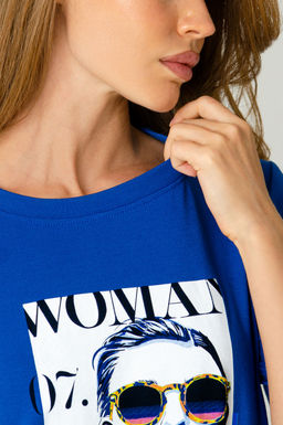 Арт. 8608 Туника женская 42-50 (5 шт) Цвет:коралловый - Калинка фото 8