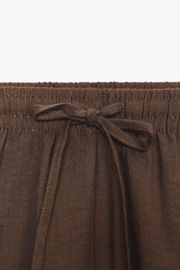 MINI SHORTS WITH DRAWSTRING - Zara фото 7