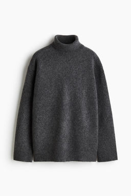 Jersey holgado de cuello alto