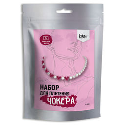 Klart набор для бисероплетения 11-508 Чокер. Яркие сердечки
