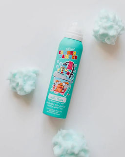 Каляки-маляки Детская Мусс-пена для мытья рук и игры "Зеленое облачко тутти-фрутти", 150 мл