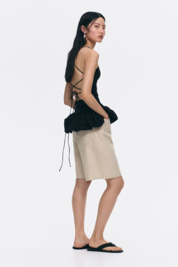 Bermudas en mezcla de lino - H&m фото 2